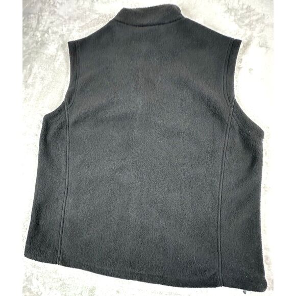 Port Authority Vest Men's L Black Brindiamo Premium Whiskey Full Zip Fleece - Picture 5 of 10